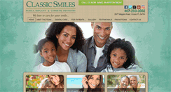 Desktop Screenshot of myclassicsmile.com